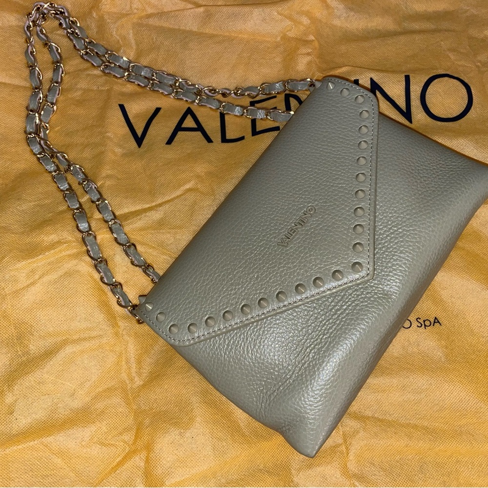 VALENTINO Lynn Preciosa Dollaro Leather Crossbody